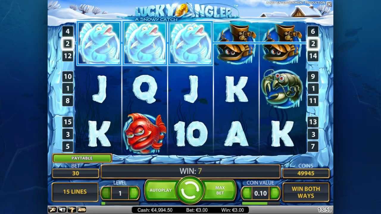 «Lucky Angler: A Snowy Catch» — игровые автоматы демо бесплатные на портале казино Вулкан